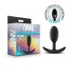 Anal Adventures Platinum M - Kugel Anal Dildo - Schwarz (Medium) 