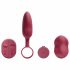 Platanomelón Mobi - wiederaufladbares, kabelloses Vibratorset - 2-teilig (rot) 