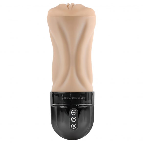 Zero Tolerance Tight Lipped - saugendes und vibrierendes Masturbator (natur)