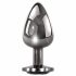 Evolved Schwarzes Juwel - Metall Anal Dildo Set (Schwarz-Silber) 