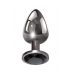 Evolved Schwarzes Juwel - Metall Anal Dildo Set (Schwarz-Silber) 