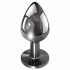 Evolved Schwarzes Juwel - Metall Anal Dildo Set (Schwarz-Silber) 