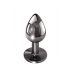 Evolved Schwarzes Juwel - Metall Anal Dildo Set (Schwarz-Silber) 