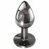 Evolved Schwarzes Juwel - Metall Anal Dildo Set (Schwarz-Silber) 