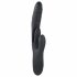 Playboy Rapid Rabbit - wiederaufladbarer Vibrator mit Klitorisarm (schwarz)