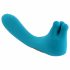 Evolved Heads or Tails - Wiederaufladbarer doppelseitiger Vibrator (blau)