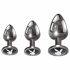 Playboy - Anal Dildo Set - 3-teilig (Silber)