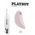 Playboy Palm - Akkubetriebener, wasserdichter 2in1 Klitorisvibrator (Rosa) 