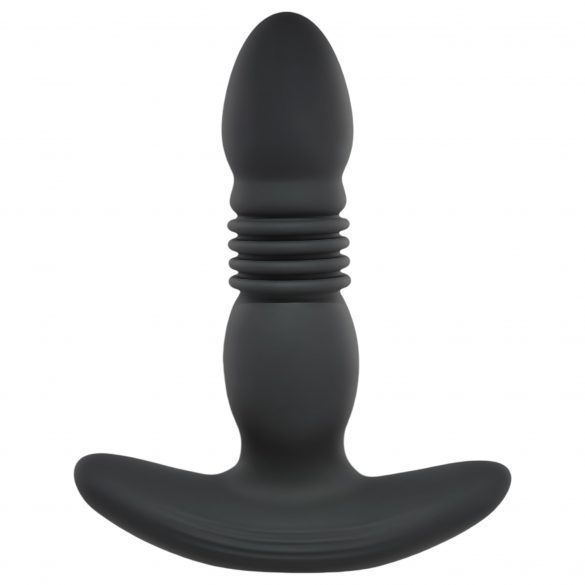 Playboy - Wiederaufladbarer, stoßender Analvibrator (schwarz)