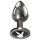 Playboy Tux - Analdildo - klein (silber) 