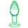 Booty Sparks Glow in the Dark M - Glas Anal-Dildo (transparent)