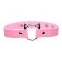 Master Series Kinky Kitty - Halsband mit Katzenkopf-Ring (Rosa) 