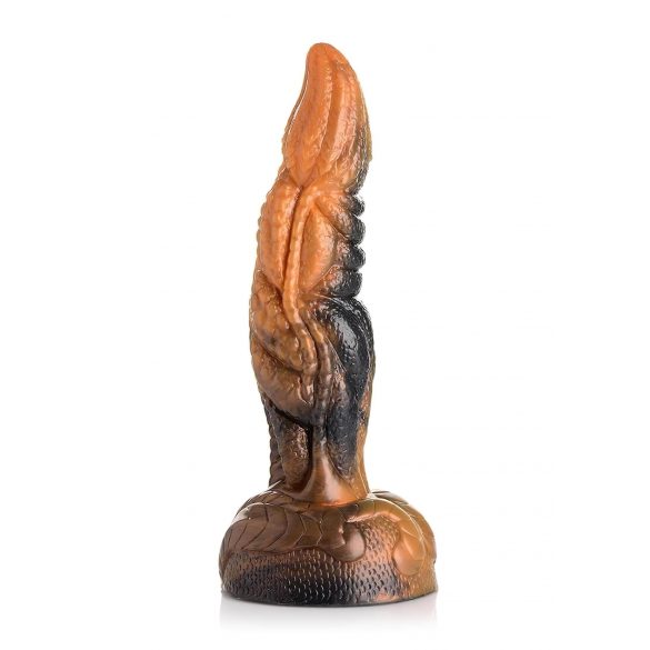 Creature Cocks Ravager - texturierter Silikon-Dildo - 20 cm (orange)