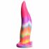 Creature Cocks Zunge - Leuchtender Silikon-Dildo - 21cm (Regenbogen) 