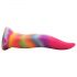 Creature Cocks Zunge - Leuchtender Silikon-Dildo - 21cm (Regenbogen) 