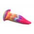 Creature Cocks Zunge - Leuchtender Silikon-Dildo - 21cm (Regenbogen) 