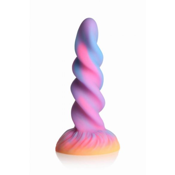 Creature Cocks Moon Rider - leuchtender Einhorn-Dildo (lila-rosa) 