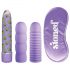 Stoner Bonga Bunga - Stab Vibrator Set (4-teilig) - Lila 