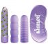 Stoner Bonga Bunga - 4-teiliges Vibrator-Set - Lila