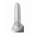 Fat Boy Mikro Gerippt - Penis Hülle (15cm) - Milchweiß 