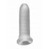 Fat Boy Mikro Gerippt - Penis Hülle (15cm) - Milchweiß 