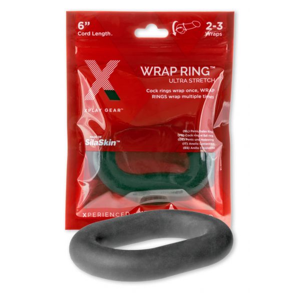 Perfect Fit Ultra Wrap 6 - dicker Penisring - schwarz (15cm) 