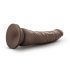 Dr. Skin 8,5 - Saugnapfbasierter realistischer Dildo - Braun (20,5 cm) 