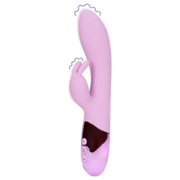 Loveline - Akku-Rabbit Vibrator mit Klitorisarm (Pink)