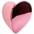 Loveline Tapping Herz - Akku-Klitoris-Vibrator (Pink)