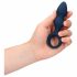 Loveline - Anal Dildo mit Griffring - klein (blau) 