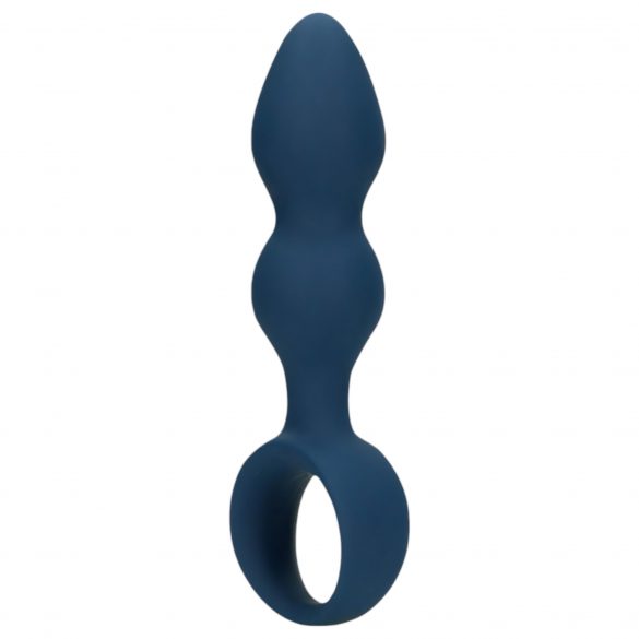 Loveline - Anal-Dildo mit Haltegriff - mittel (blau) 