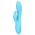 Loveline - Wiederaufladbarer, wasserdichter Rabbit-Vibrator mit Klitorisstimulator (blau)