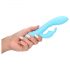 Loveline - Wiederaufladbarer, wasserdichter Rabbit-Vibrator mit Klitorisstimulator (blau)