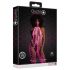 Ouch! - Fluoreszierender offener Overall (pink)  - XL-4XL