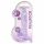 REALROCK - Transparenter realistischer Dildo - Lila (19cm) 