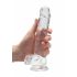 REALROCK - Kristallklarer Dildo - 19cm Realismus