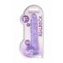 REALROCK - Transparenter lila Dildo (22cm)