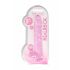 REALROCK - durchsichtiger realistischer Dildo - pink (22cm) 