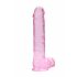 REALROCK - durchsichtiger realistischer Dildo - pink (22cm) 