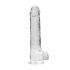 REALROCK -Transparentes realistisches Dildo - kristallklar (22cm) 