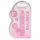 REALROCK - transparenter, realistischer Dildo - Pink (15 cm) 