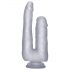 Realrock - realistische Doppeldildo - 22 cm (transparent)