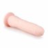 Easytoys - Saugnapf 100% Silikon Dildo (21cm) - Naturfarben 