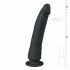 Easytoys - Saugfuß 100% Silikon Dildo (21cm) - Schwarz 