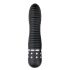 Easytoys Diamond Gerippt - gerippter Stabvibrator (schwarz) 