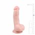 Easytoys - Standfestes, Hoden-Dildo (15cm) - Naturfarben 