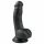 Easytoys - Saugnapf, Hoden Dildo (15cm) - Schwarz 