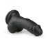 Easytoys - Saugnapf, Hoden Dildo (15cm) - Schwarz 