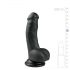 Easytoys - Saugnapf, Hoden Dildo (15cm) - Schwarz 