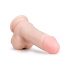 Easytoys - haftender Dildo mit Hoden (17,5cm) - Naturfarbe 